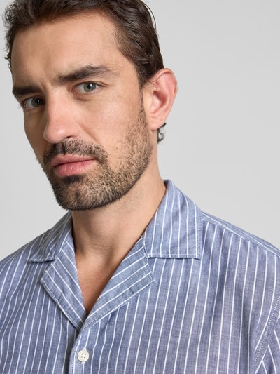 Marc O'Polo Koszula casualowa o kroju regular fit z czystej bawełny Jeansowy niebieski 3