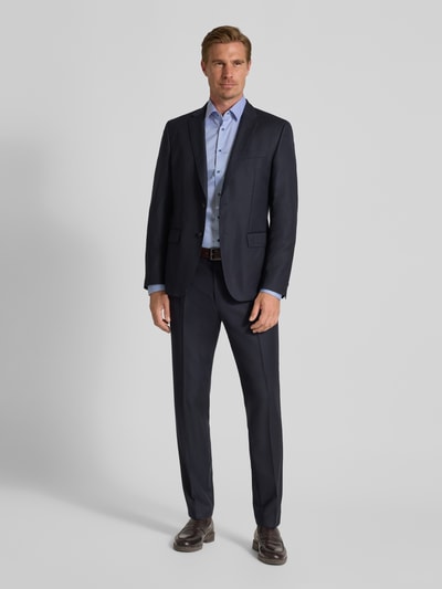 ETERNA Slim fit zakelijk overhemd met kentkraag Bleu - 1