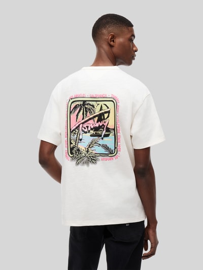 Tommy Jeans relaxed fit T-shirt van puur katoen Wit - 5
