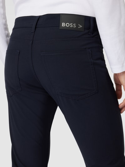 BOSS Stoffhose im 5-Pocket-Design Modell 'Delaware' Marine 3