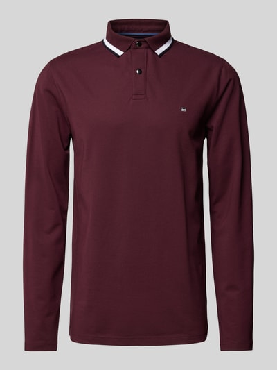 Christian Berg Men Gebreide pullover met polokraag Bordeaux - 2