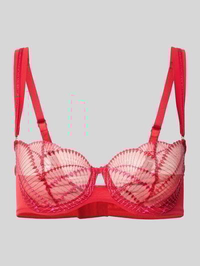 Triumph Balconettebeha met karakteristieke bandjes Rood - 1