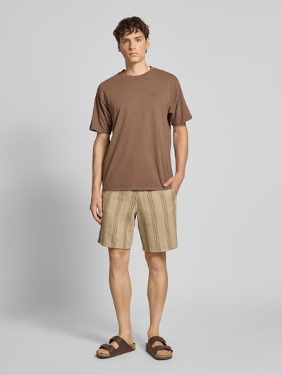Jack & Jones Regular Fit Shorts mit elastischem Bund Modell 'JAIDEN' Beige 1