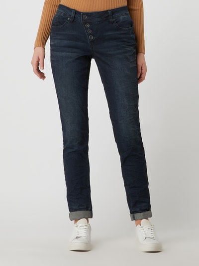 Buena Vista Jeans met stretch, model 'Malibu'  Donkerblauw - 4