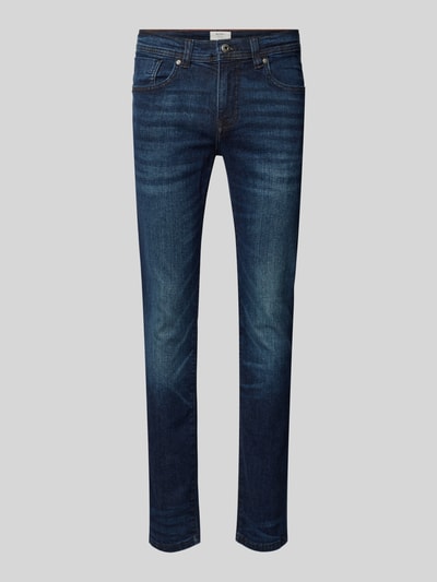 MCNEAL Slim Fit Jeans im 5-Pocket-Design Dunkelblau 1