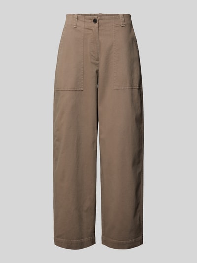 Marc O'Polo Barrel Fit Hose aus Baumwoll-Mix Taupe 2
