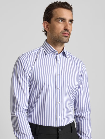 OLYMP Level Five Slim fit zakelijk overhemd met kentkraag Lila - 3