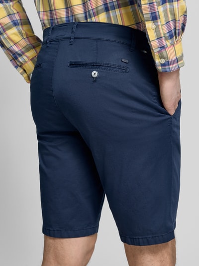 Brax Regular Fit Chinoshorts aus Baumwoll-Mix Modell 'BOZEN' Marine 3
