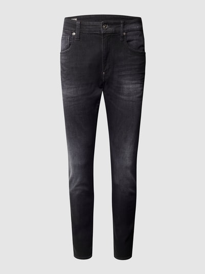 G-Star Raw Skinny Fit Jeans mit Label-Patch  Mittelgrau 2