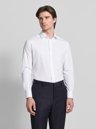 Cruna Slim fit Zakelijk-Hemd met Knoopsluiting Wit - 4