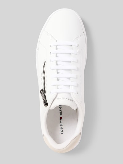 Tommy Hilfiger Lage sneakers van echt leer Wit - 3