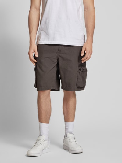 Low Lights Studios Regular Fit Bermudas mit Cargotaschen Mittelgrau 4