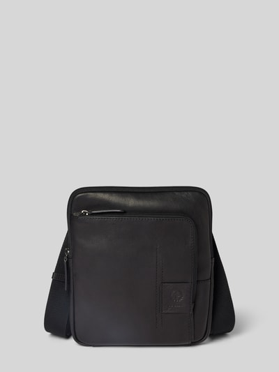 Strellson Lederrucksack mit Label-Prägung Modell 'HYDE PARK' Black 2
