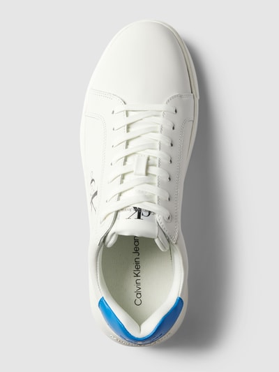 Calvin Klein Jeans Sneaker mit Label-Print Weiss 4