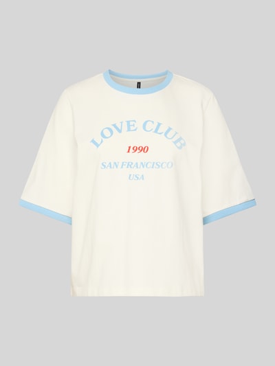 Vero Moda Relaxed Fit T-Shirt aus reiner Baumwolle Modell 'TOVA' Weiss 2