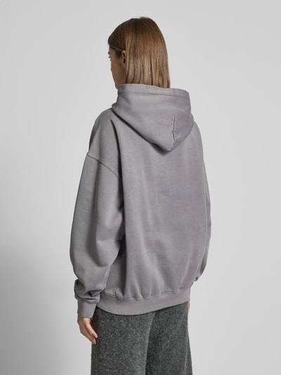 Pegador Oversized Hoodie mit Label-Stitching Modell 'CLARITA' Anthrazit 5