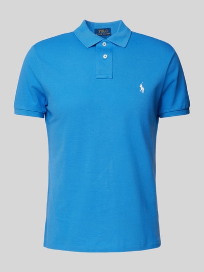 Polo Ralph Lauren Poloshirt mit Label-Stitching Royal 2