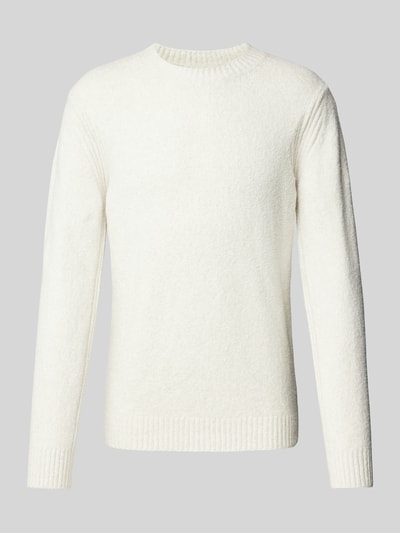 Cinque Strickpullover mit Rundhalsausschnitt Modell 'ZAC' Offwhite 2