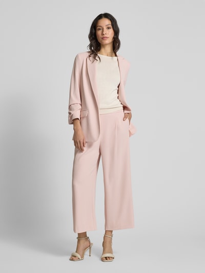 Jake*s Collection Wide leg culotte met bandplooien Rosé - 1