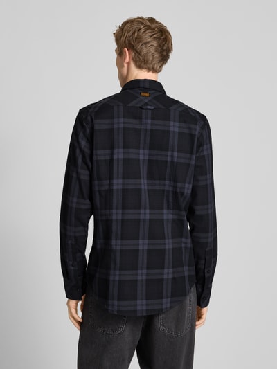 G-Star Raw Slim fit vrijetijdsoverhemd met kentkraag, model 'Bristum 2.0' Donkerblauw - 5