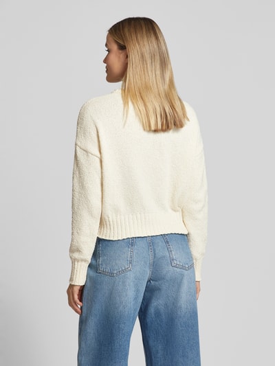 Only Loose Fit Strickpullover mit weichem Garn Modell 'TERESA' Offwhite 5