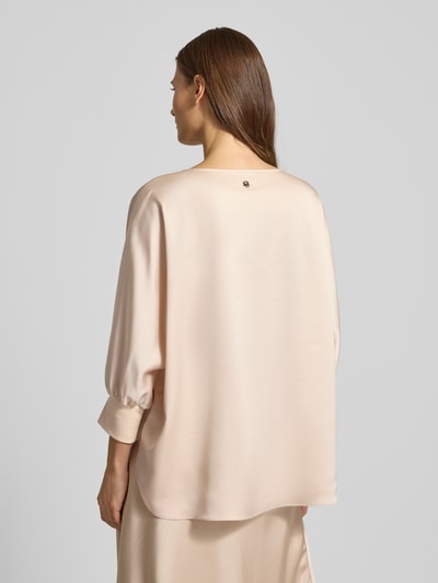 JOOP! Blouseshirt van satijn met 3/4-mouwen Beige - 5