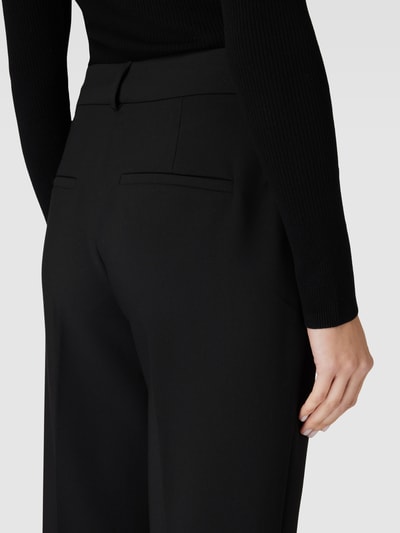 Selected Femme Stoffen broek met persplooien, model 'RITA- RIA' Zwart - 3