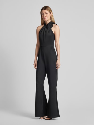 Unique Jumpsuit mit Neckholder Black 1