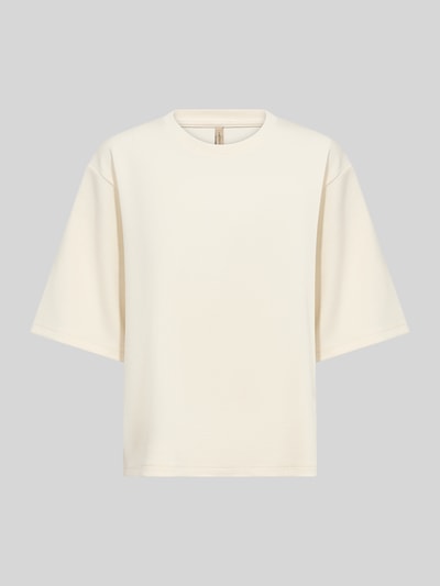 Soyaconcept Sweatshirt mit halblangen Ärmeln Beige 2