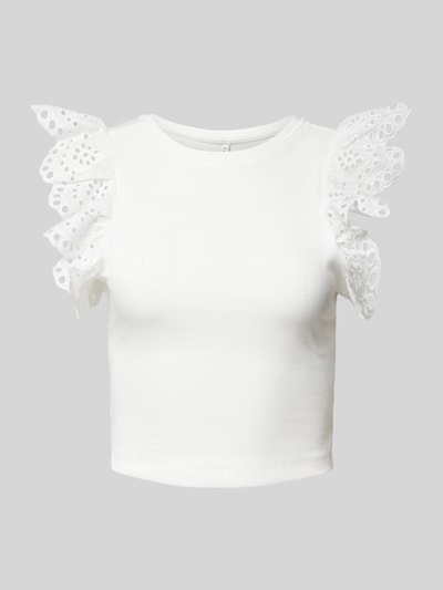Only Top in Ripp-Optik Modell 'DREA LIFE' Offwhite 2
