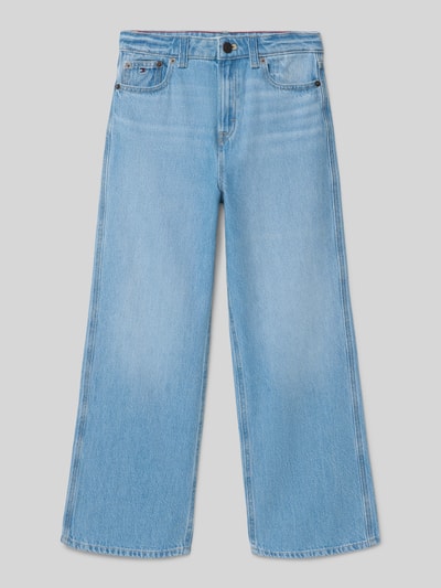 Tommy Hilfiger Teens Wide Leg Jeans aus reiner Baumwolle Blau 1