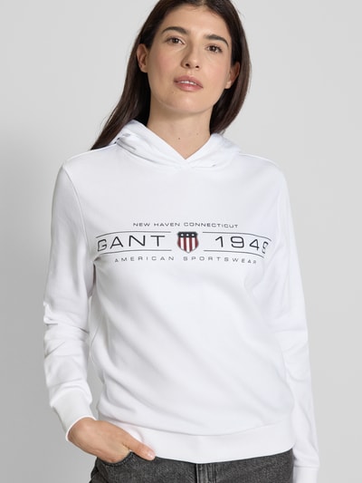 Gant Hoodie mit Kapuze Weiss 3