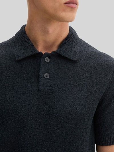 Marc O'Polo Koszulka polo o kroju regular fit z mieszanki bawełny Granatowy 3