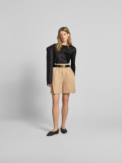 Victoria Beckham Body mit Rundhalsausschnitt Black 1