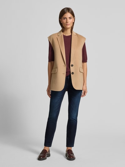 Cambio Slim fit jeans in 5-pocketmodel, model 'Posh' Donkerblauw - 1