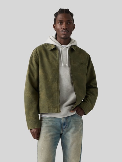 Levi's® Bomberjacke mit Brustleistentasche Modell 'CRISTOBAL' Khaki 4