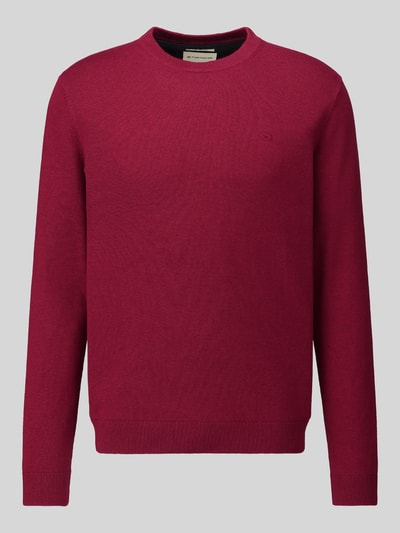 Tom Tailor Pullover aus reiner Baumwolle Rot 2