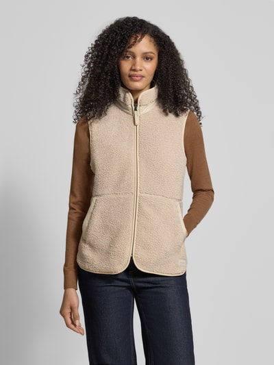 Didriksons Fleeceweste mit Stehkragen Modell 'SIV' Beige 4