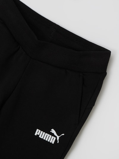 Puma Spodnie dresowe z detalami z logo  Czarny 2