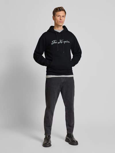 THE KOOPLES Hoodie met labelprint Zwart - 1