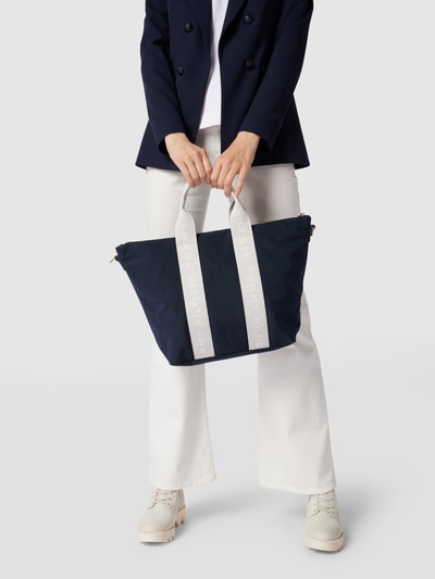 Tommy Hilfiger Shopper mit Label-Print Marine 1