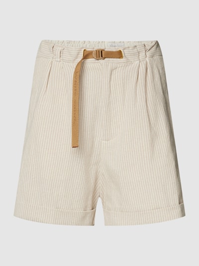 White Sand Shorts mit Streifenmuster Modell 'CAMERON' Sand 2