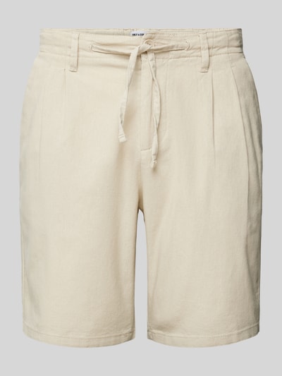 Only & Sons Korte broek met elastische band, model 'LARGO' Zand - 2