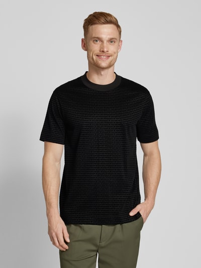 Emporio Armani T-Shirt mit Label-Print Black 4