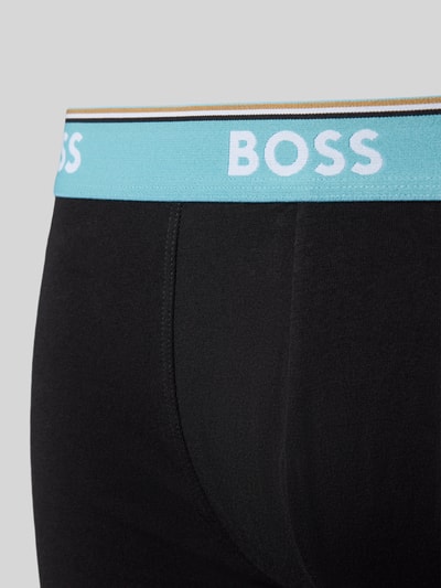 BOSS Regular Fit Trunks aus Baumwoll-Mix im 3er-Pack Blau 2