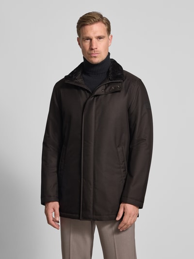 HECHTER PARIS Mantel mit Stehkragen Black 4