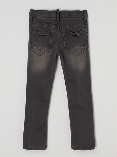 Name It Jeans met stretch, model 'Theo'  Middengrijs gemêleerd - 4