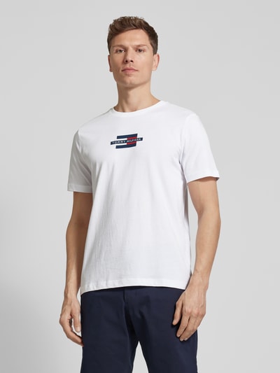 Tommy Hilfiger Regular fit T-shirt van puur katoen Wit - 4