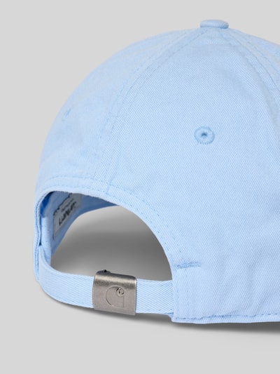 Carhartt Work In Progress Baseballpet met labelstitching, model 'MADISON' Lichtblauw - 3