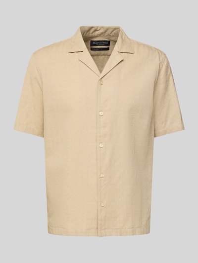 Marc O'Polo Regular Fit Freizeithemd aus reiner Baumwolle Sand 2